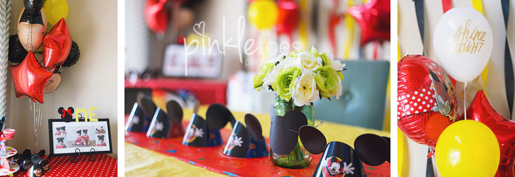 Mickey Mouse Clubhouse Themed First BirthdayPinkle Toes Photography